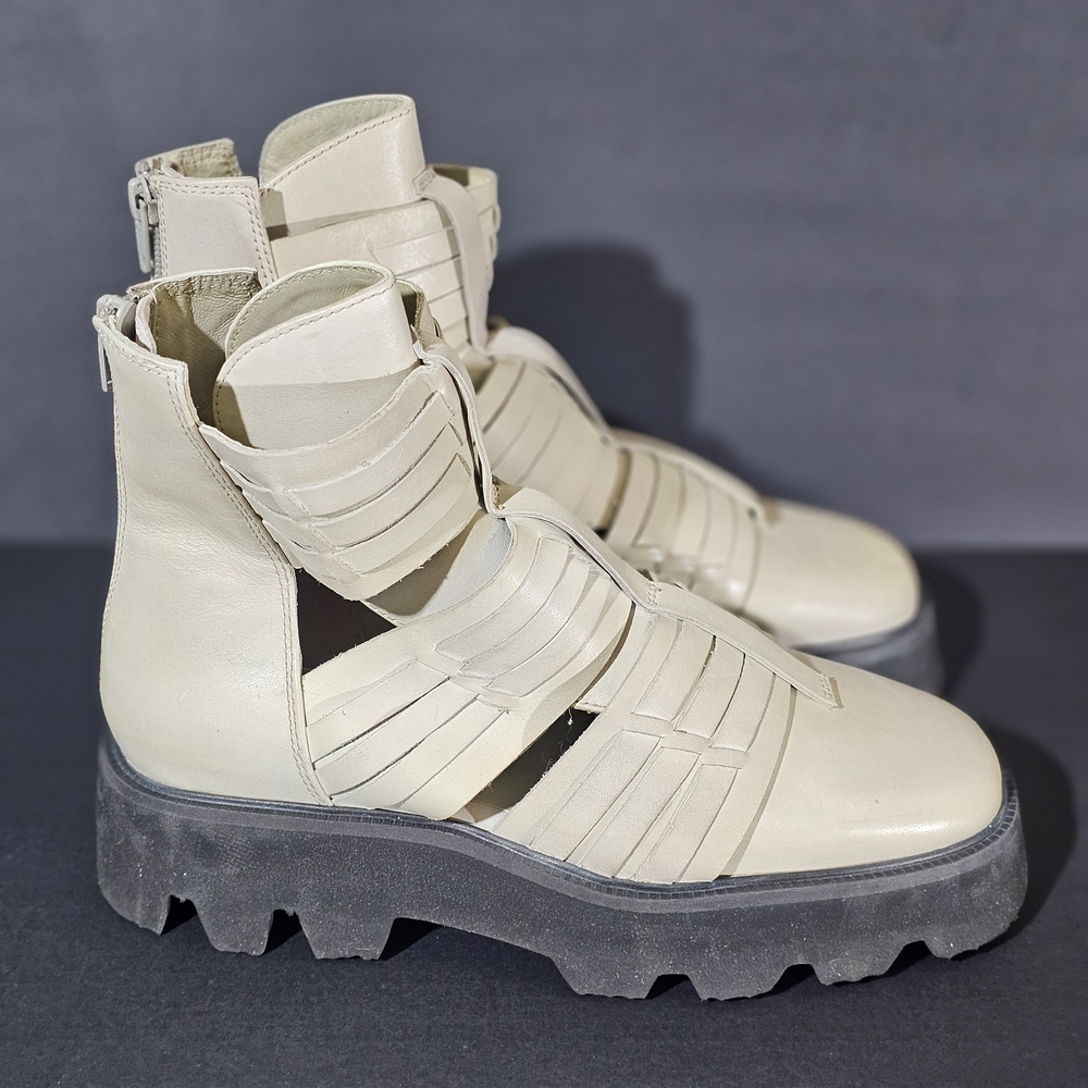 New Free People Hydra Huarache Lug Boots Size 6.5 (37) MSRP: $198 New